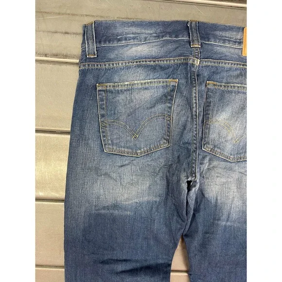 Levi's Men's Straight Jeans - Blue - Picture 13 of 16